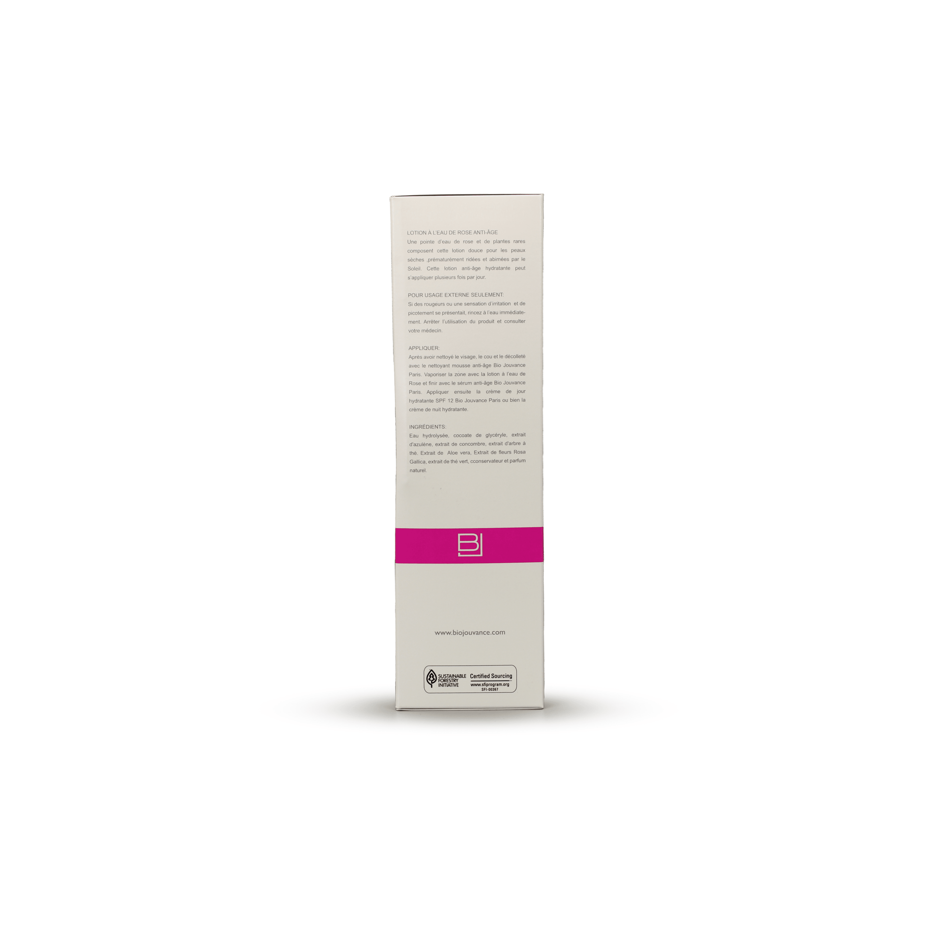 Biojouvance Paris Rejuvenating Rose Toner for Mature Sun Damaged Skin