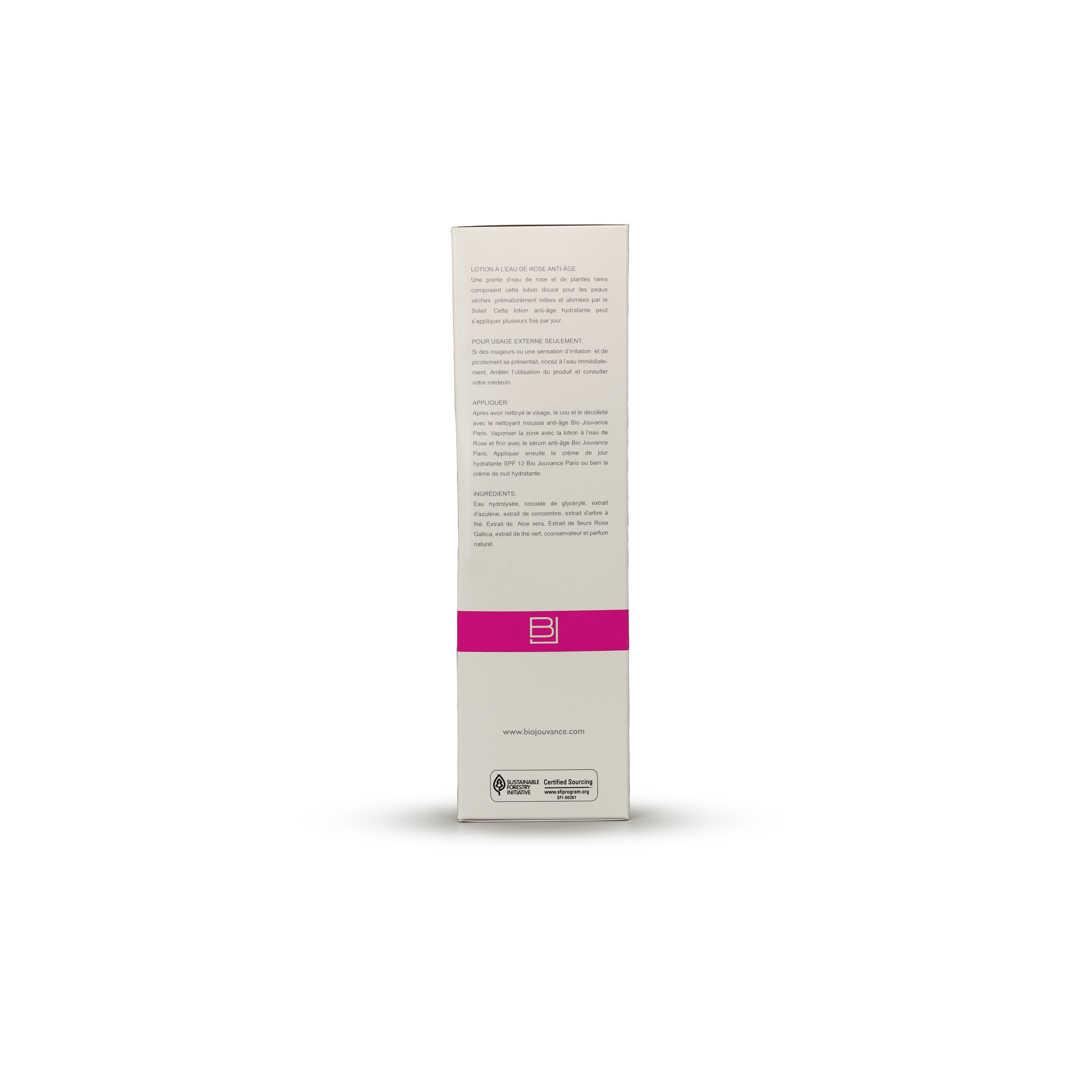 Biojouvance Paris Rejuvenating Rose Toner for Mature Sun Damaged Skin