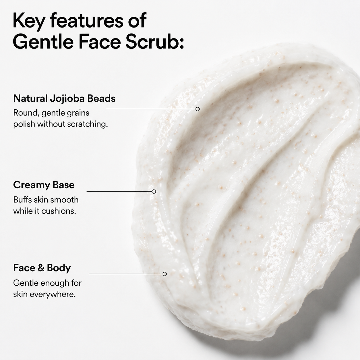 Gentle Face & Body Scrub - Exfoliator