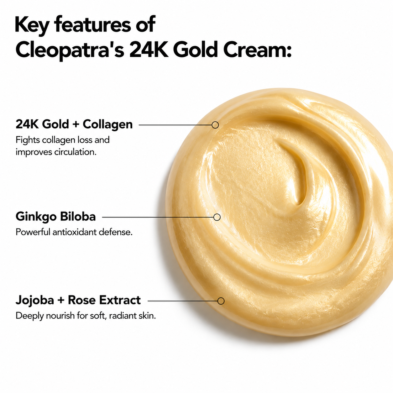 Cleopatra's 24k Gold Cream - Face Cream