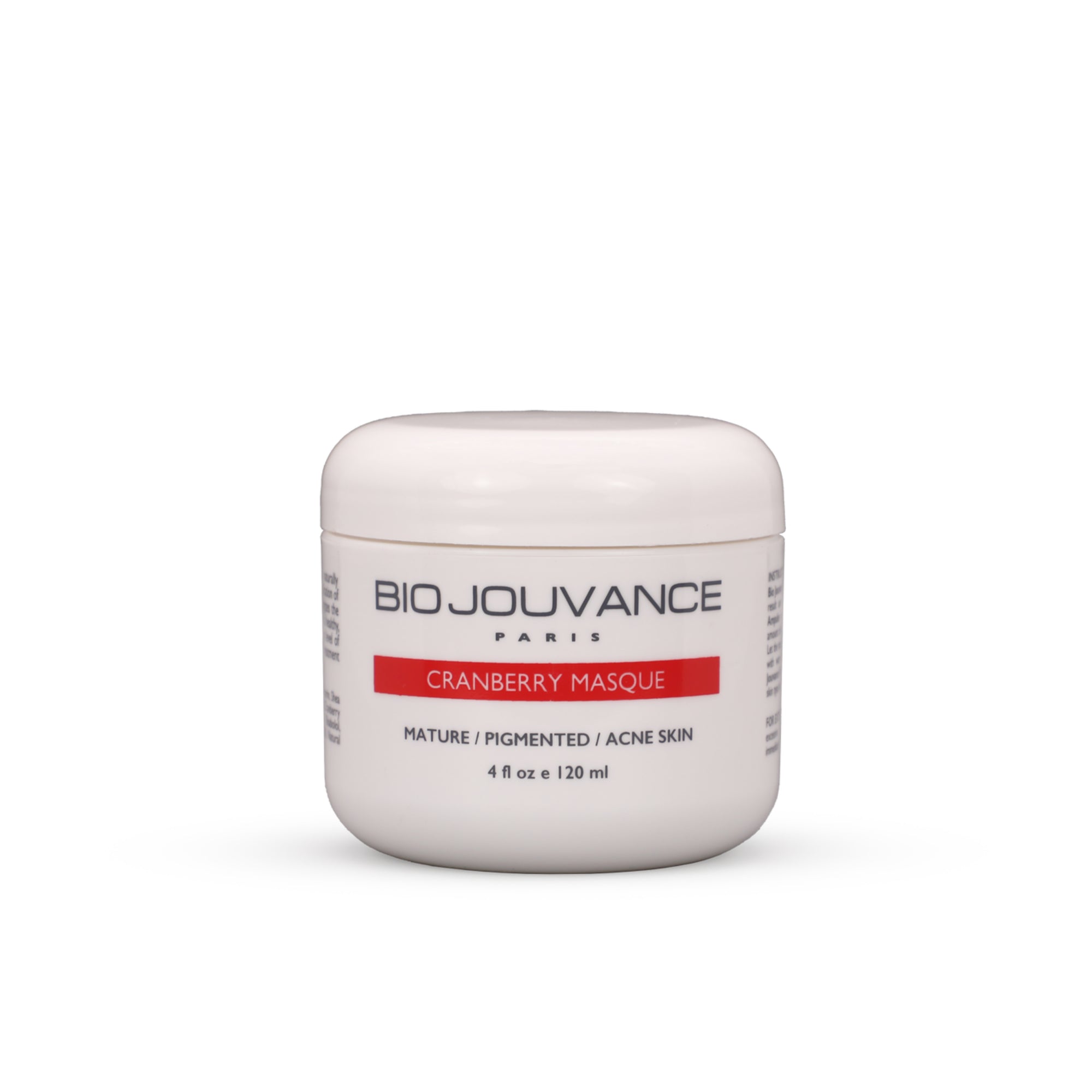 BioJouvance Paris Cranberry Mask for Mature, Acne, and Pigmented Skin.