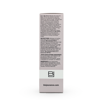 BIOJOUVANCE PARIS Bio Choice Serum for All Skin Types, Wrinkle Prevention and Correction