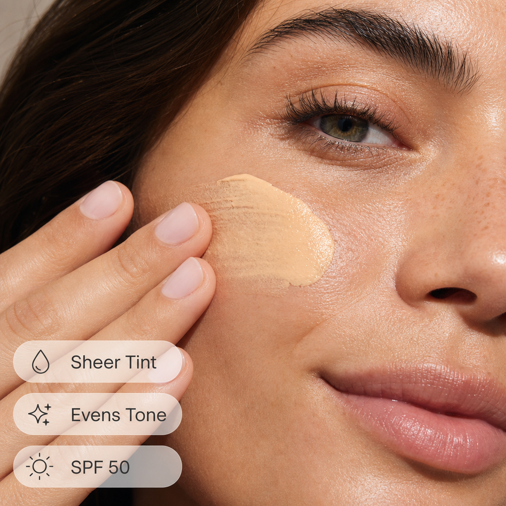5 in 1 Broad Spectrum Tinted Sunscreen SPF 50 - Sunscreen
