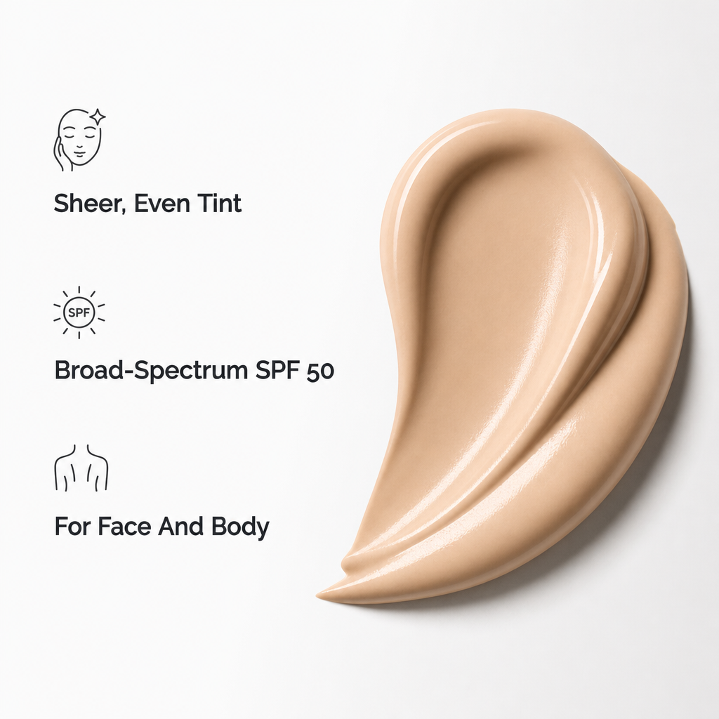 5 in 1 Broad Spectrum Tinted Sunscreen SPF 50 - Sunscreen