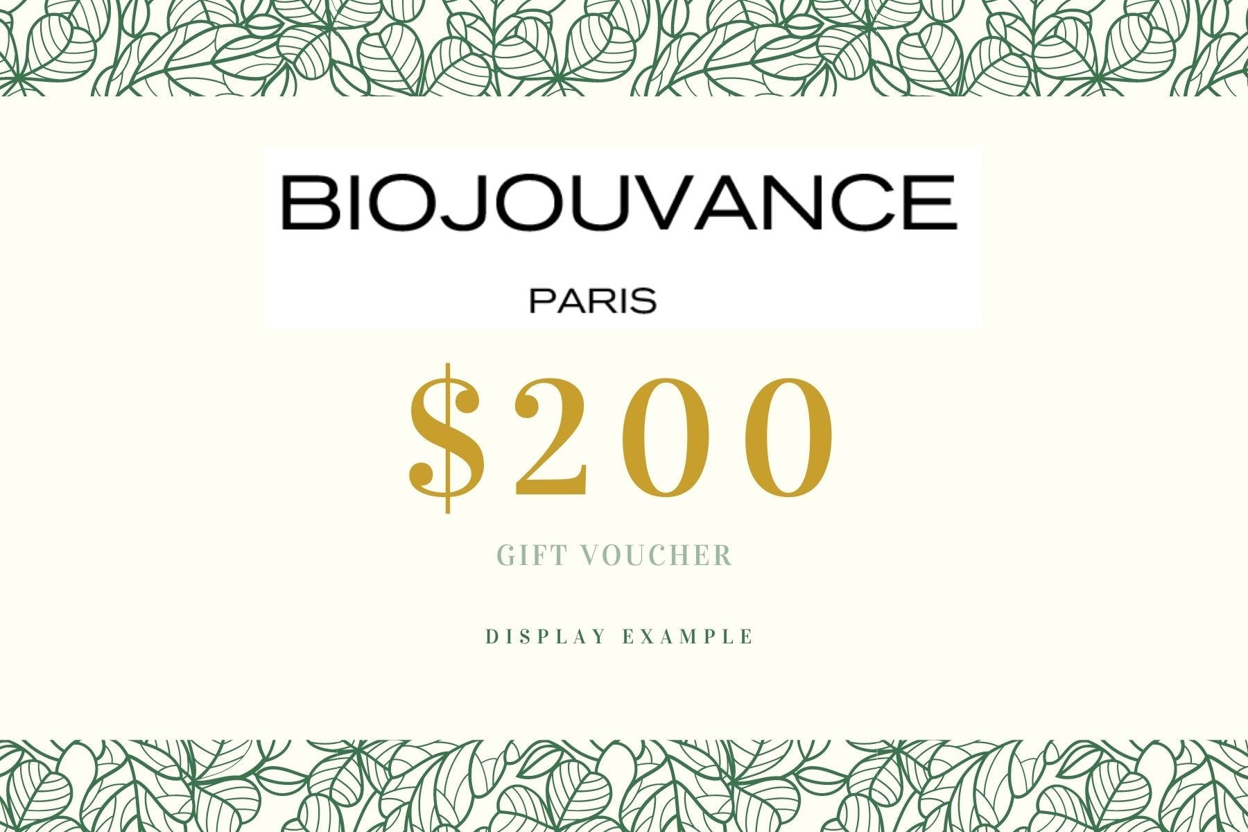 Bio Jouvance Paris Gift Card - Gift Card
